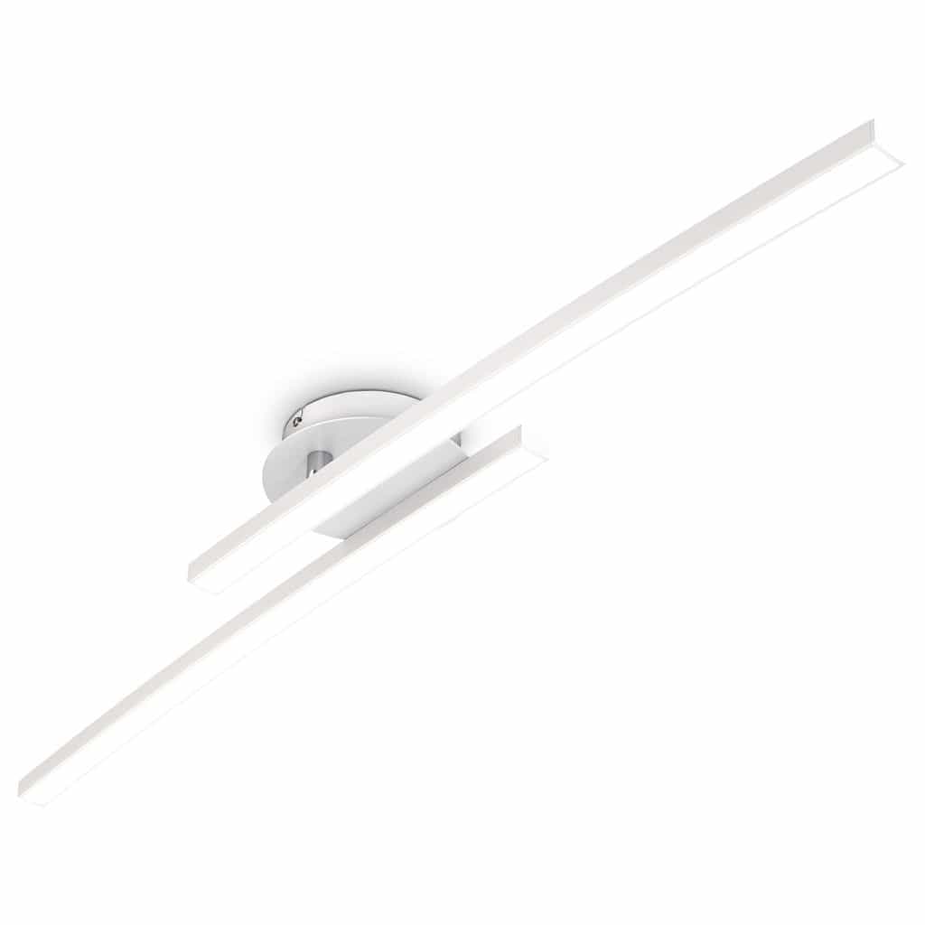 LED Deckenleuchte Weiss schwenkbar 12W Warmweiss modern Flur Kueche 12W Freisteller-02 BKL1488