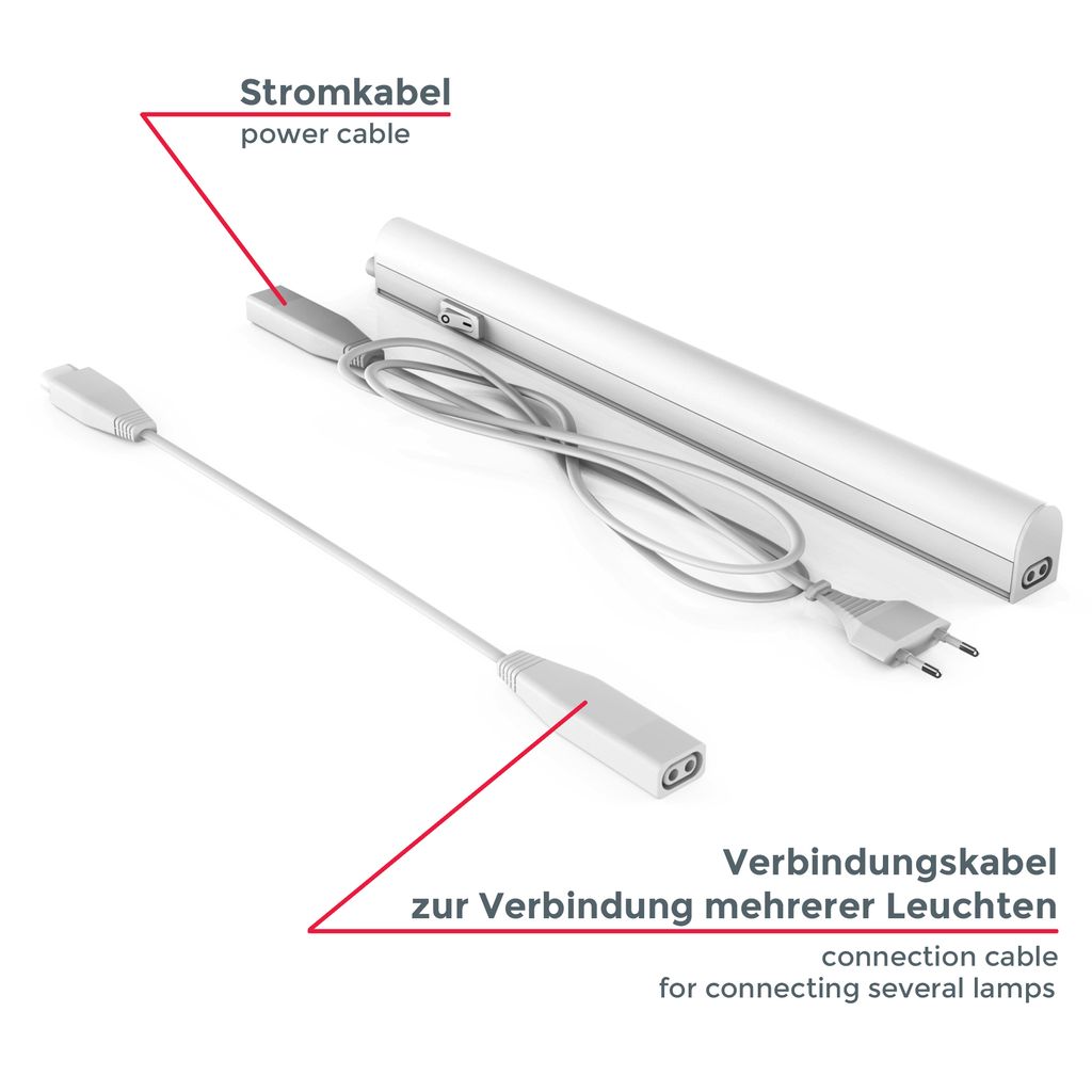 2xLED Unterbauleuchte SET 4W Sternenlichtleiste Kuechenleuchte- Beleuchtung Schrankleuchte 4W Funktion-02 BKL1514