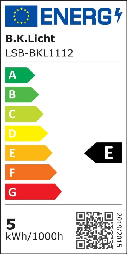 LED Bad Spiegelleuchte Badezimmer Beleuchtung Aufbau IP44 Schminklicht Schwarz 650lm Energielabel BKL1405