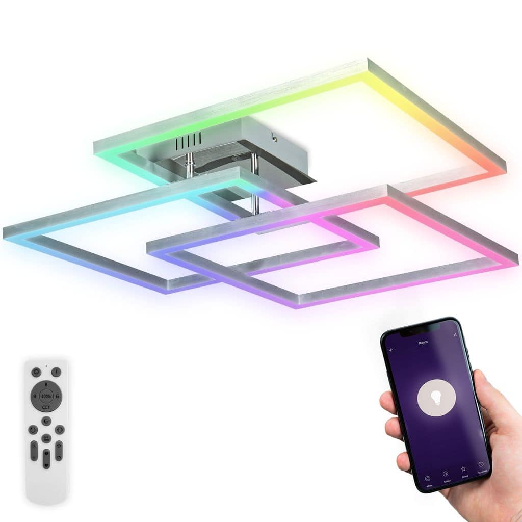 WiFi LED RGB dimmbar CCT Smart Home Fernbedienung App 48W  48W Freisteller BKL1320