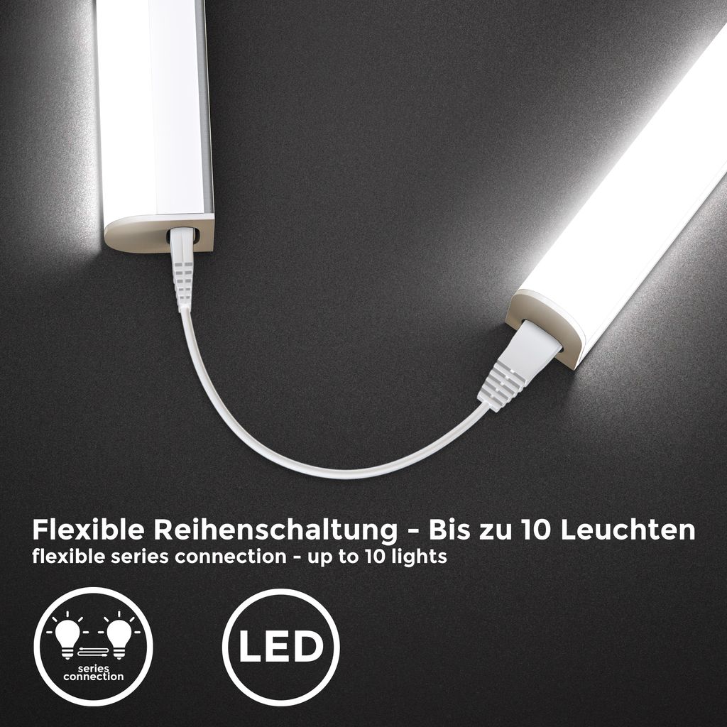 Unterbauleuchte LED 230V 15W Sternenlichtleiste Kueche  Beleuchtung Schrank Leuchte 15W Verbindung2neu   BKL1227