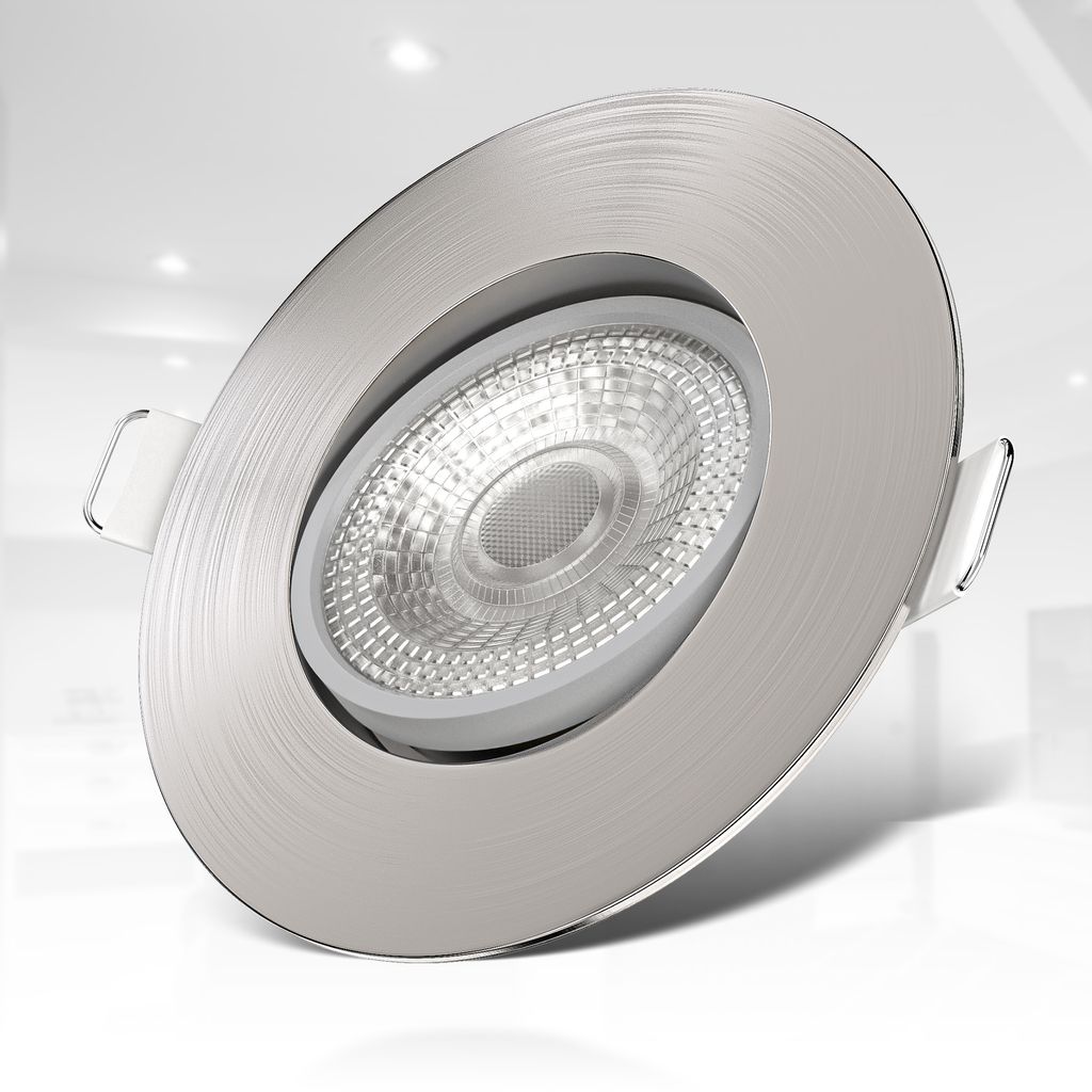 LED Einbaustrahler schwenkbar Spots  ultra-flach Deckenspots IP23 6er SET 147W Detail-1 BKL1280