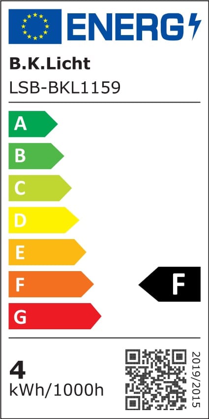 Unterbau-Leuchte LED 230V 4W Sternenlichtleiste Kuechenleuchte- Beleuchtung Schrankleuchte 4W Energielabel BKL1159