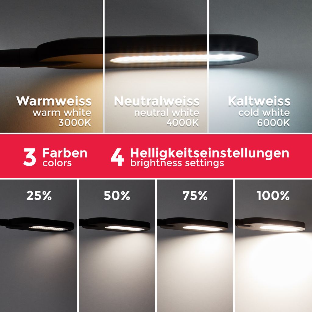 LED Stehleuchte dimmbar Stehleuchte schwenkbar Memory & Touch Funktion 65W Sternenlichtfarbe   BKL1157