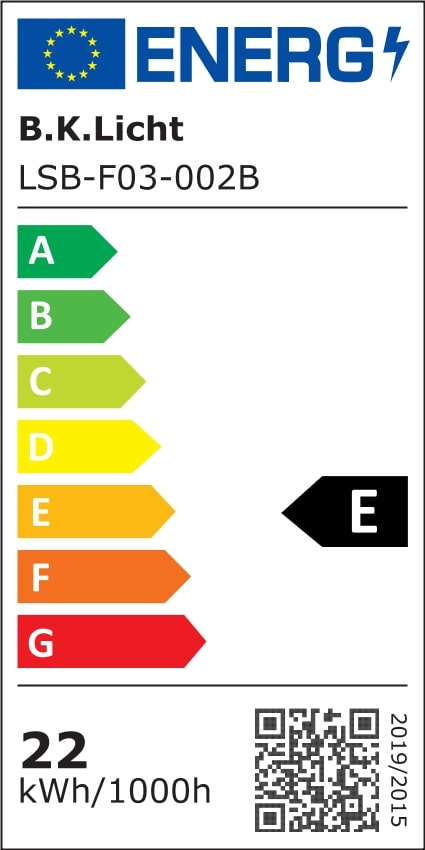 LED Panel RGB Dimmbar Farbwechsel Deckenleuchte indirektes Sternenlicht 22W 22W Energielabel BKL1554