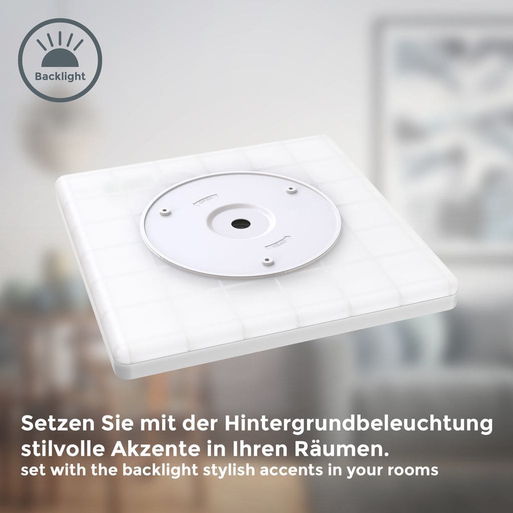 LED Panel dimmbar ultraflach Deckenleuchte Wohnzimmer FlurWeiss  2400lm Detail-1 BKL1311