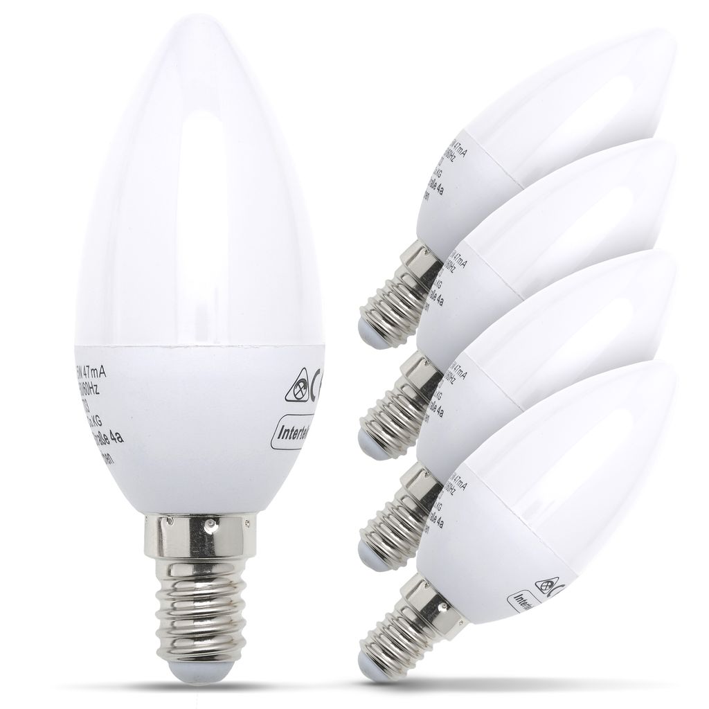 LED Leuchtmittel E14 Energiespar- 5W Glueh-Birne 470lm Freisteller-01 50-LMF-006-05