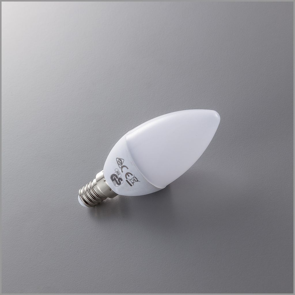 LED Leuchtmittel E14 Energiespar- 5W Glueh-Birne 470lmahaufnahme   50-LMF-006-05