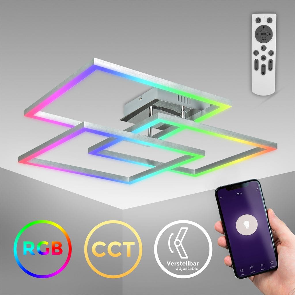 WiFi LED RGB dimmbar CCT Smart Home Leuchte Fernbedienung App 48W  48W Titelbild BKL1320