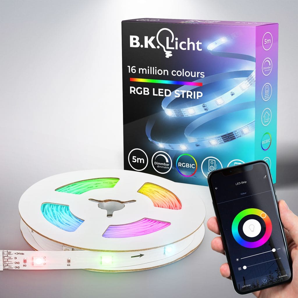 5m LED Band Magic RGB Sternenlicht-StreifenWiFi Bluetooth mit APP Musiksensor Flexband 16W Titelbild BKL1565