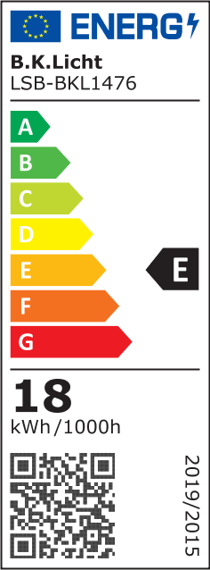 LED StoffleuchtedeckenleuchteWifi Smart RGB CCT 18W 39cm App Fernbedienung 2200lm Energielabel BKL1476