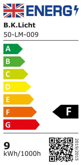 5x LED Leuchtmittel E27Warmweiss 9W Energiespar-n  Glueh-Birne 230V SET 806lm UK-Energielabel 50-LMF-009-05