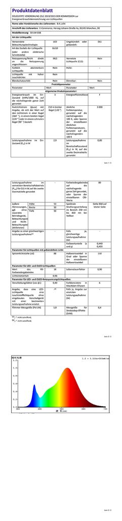 LED Deckenstrahler schwenkbar Deckenspots GU10 Schwarz Deckenleuchte 4-flammig  EU-Produktdatenblatt BKL1546