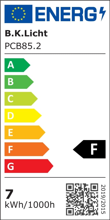 LED Stehleuchte dimmbar Stehleuchte schwenkbar Memory & Touch Funktion matt-weiss 600lm Energielabel BKL1228