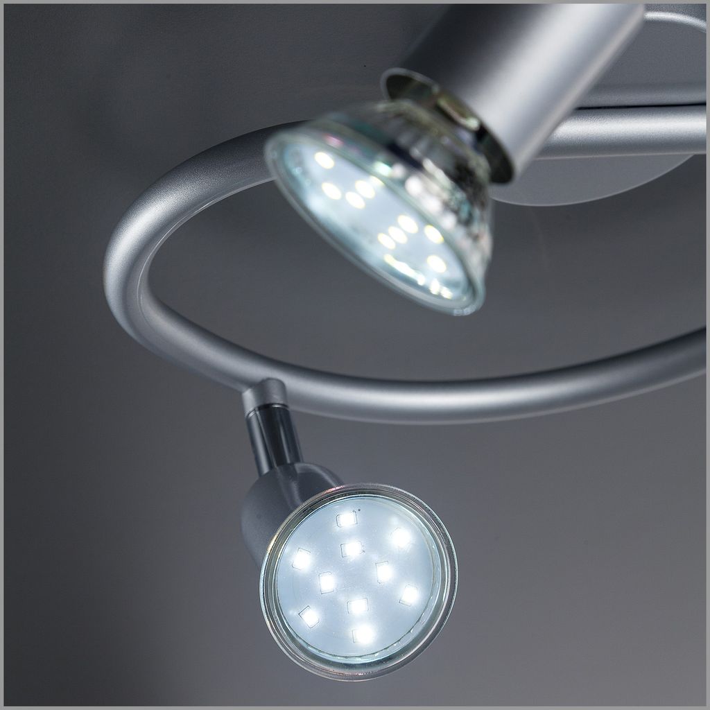 LED Deckenleuchte Wohnzimmer schwenkbar GU10 Metall Deckenlampe Spot Leuchte 3-flammig 250lm Detail-03  30-01-03S-T