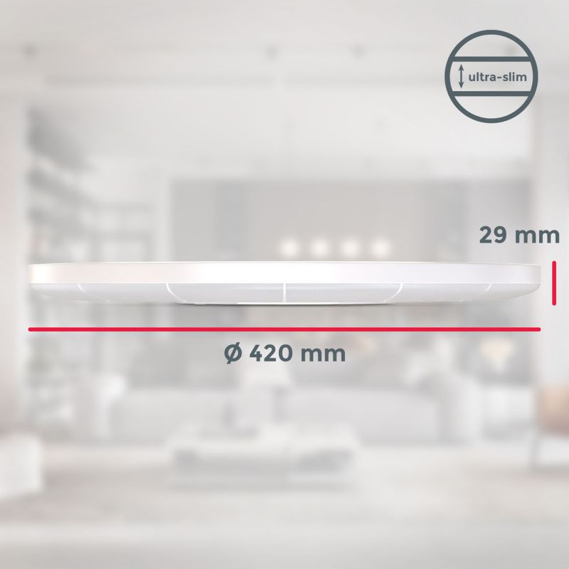 B.K.Licht LED Panel Decke Dimmbar 22W BKL1312